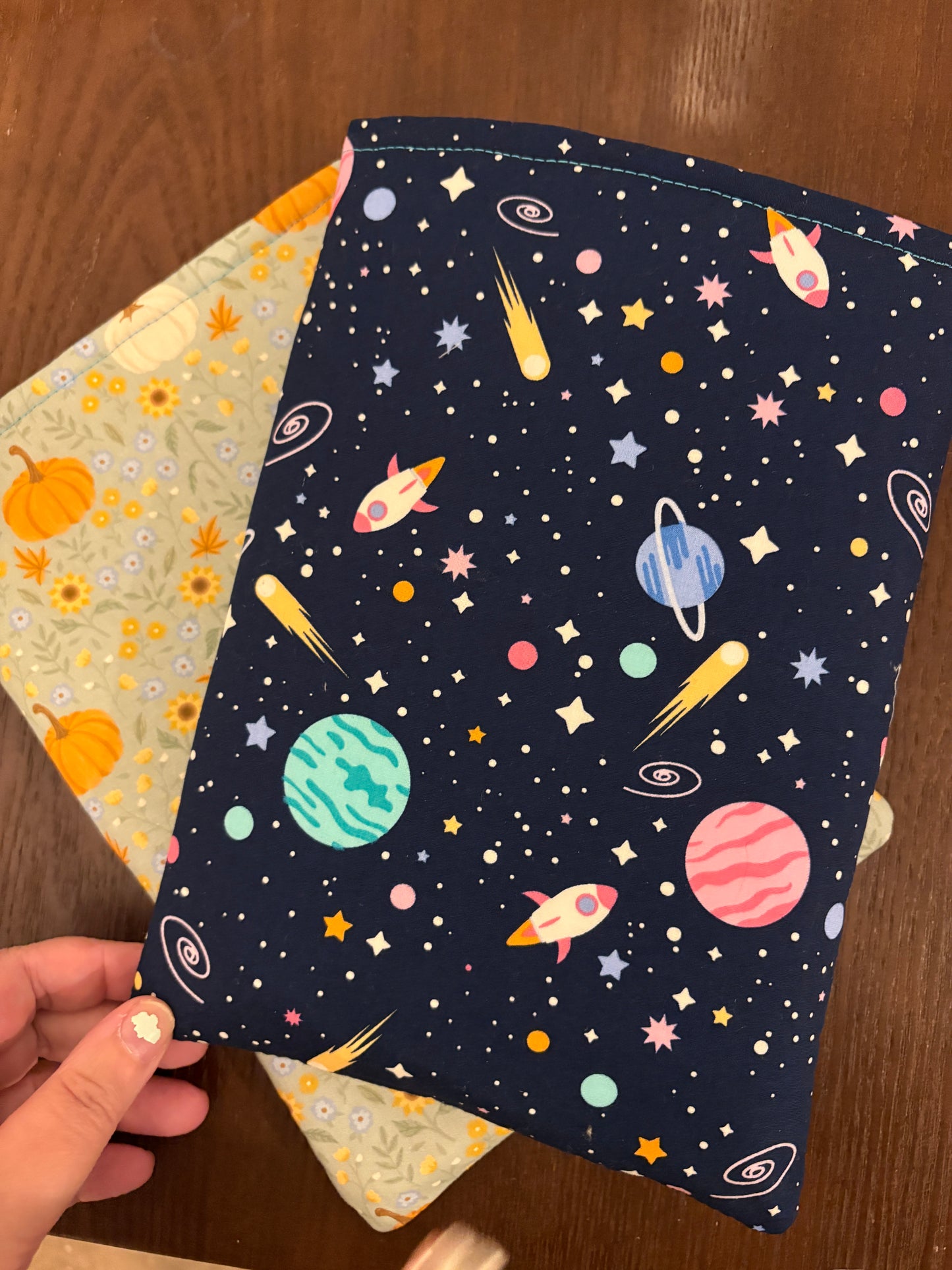 Space Theme Paperback size Book sleeve