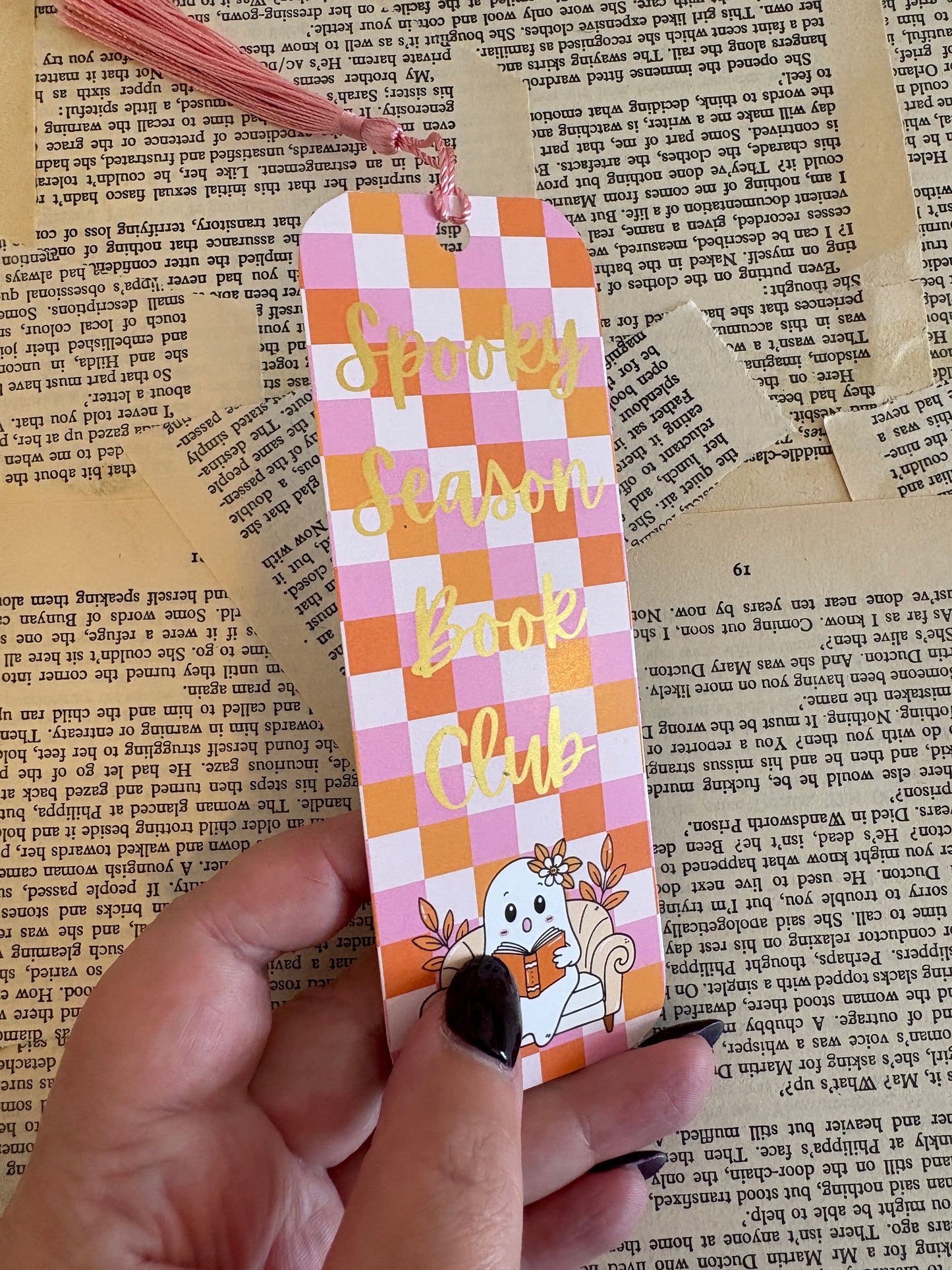 Spooky season Book Mark
