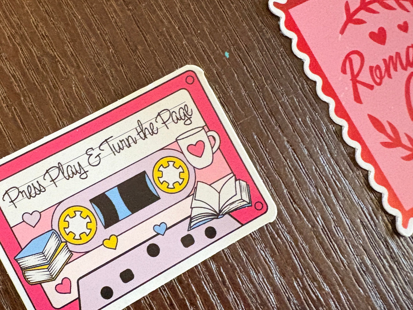 Bookish Romance sticker pack