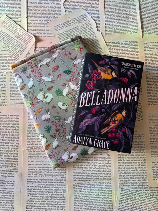 Autumnal Bunnies open top Book sleeve