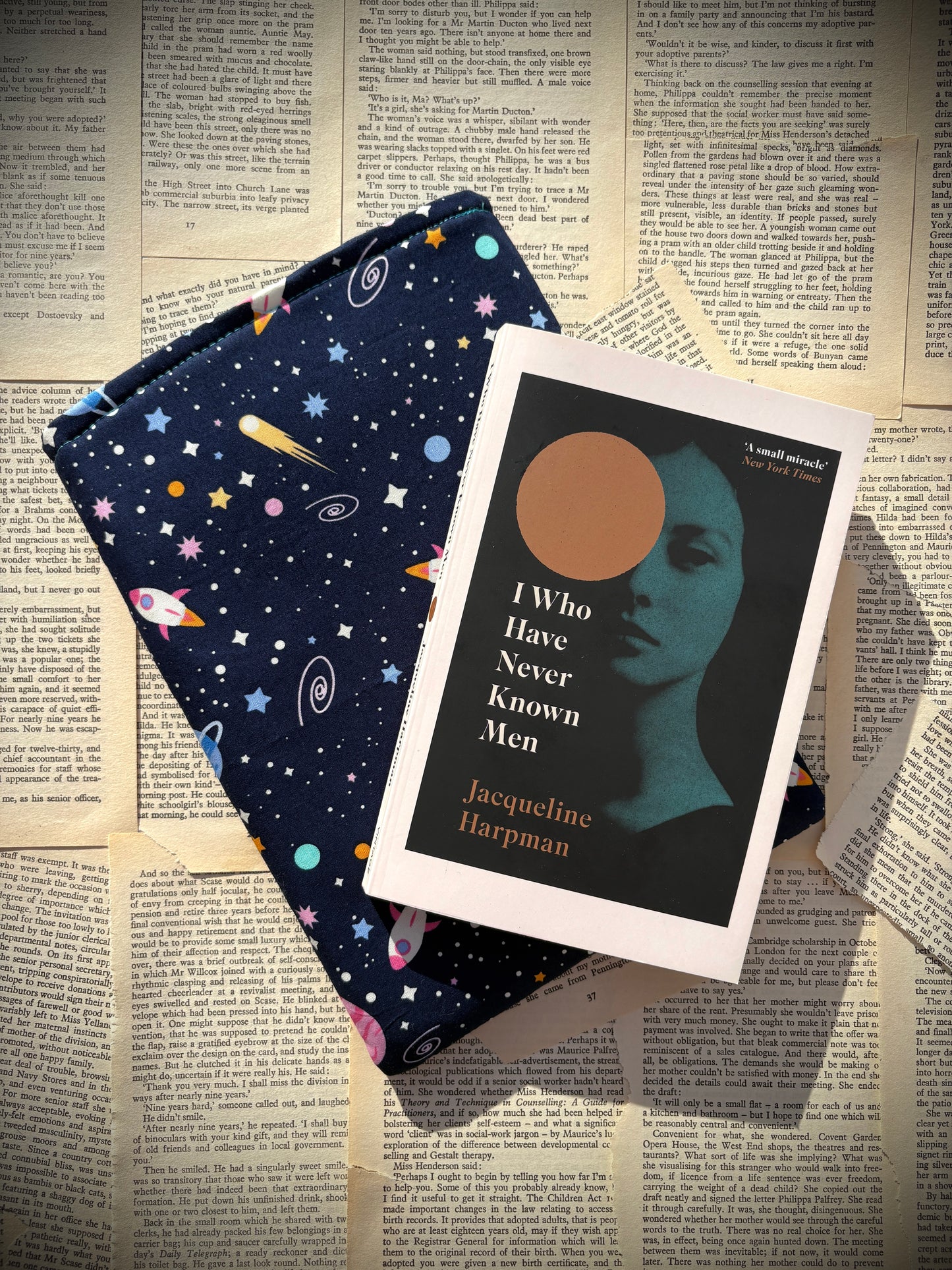 Space Theme Paperback size Book sleeve