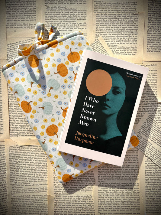 Autumnal Tie Top Book sleeve PUMPKINS